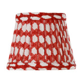 Zafferano x Fermoie Fabric Lampshades - Wicker Pattern - Nut Brown Wicker | Zafferano