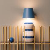 Lido Bottle - Light Blue / Bands | Zafferano