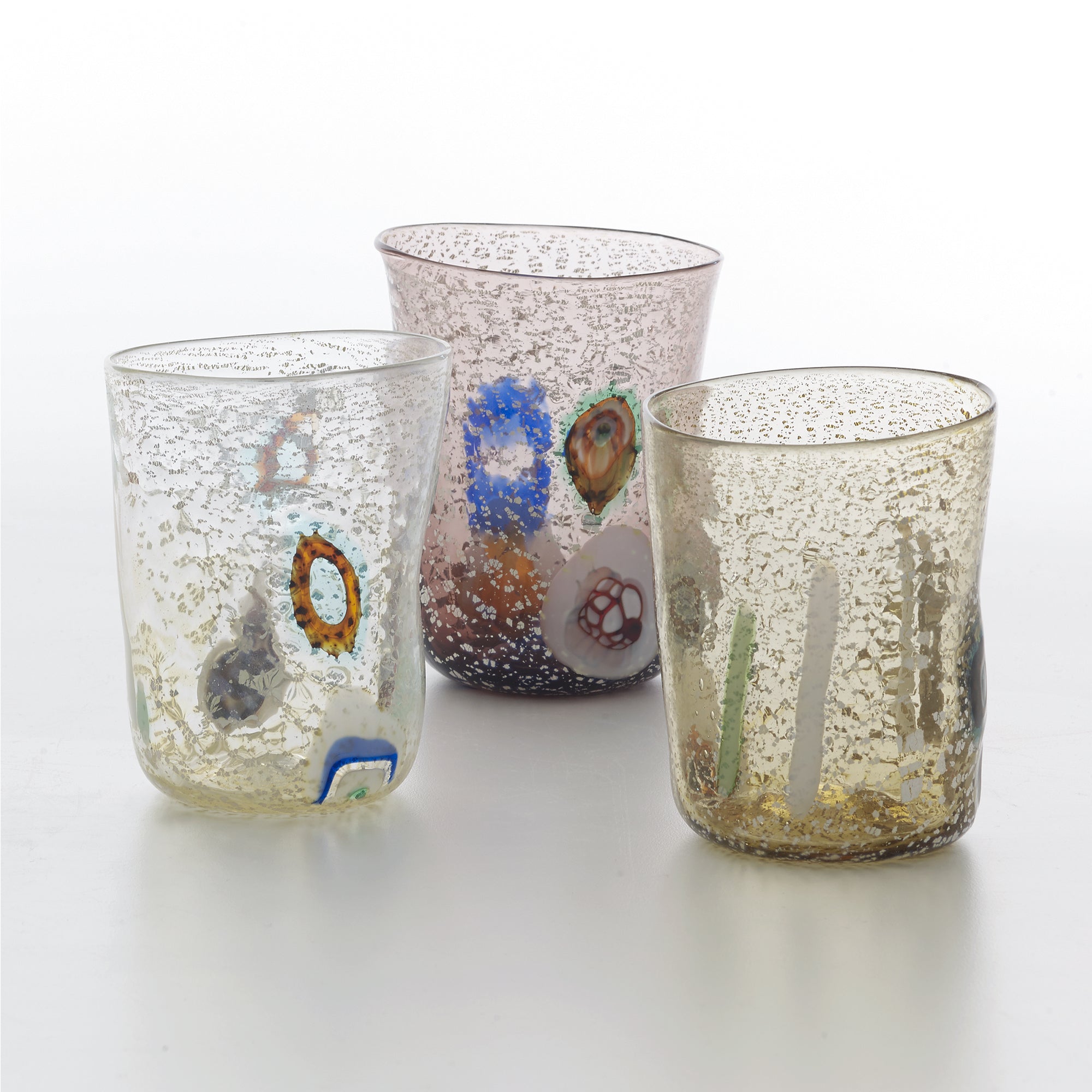 effetre international murano 3点セット Bicchieri di Murano Tumblers (Set of 2) | Zafferano