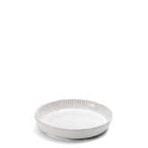 Graffito Salad Plate with Lip (Set of 4) - White | Zafferano