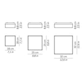 Caorle Wall / Ceiling Light - Pequeño / 7,1 pulgadas / CONDUJO | Zafferano