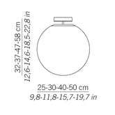 Sferis Ceiling Light - Extra-Small / 9.8 Inches / Chrome | Zafferano