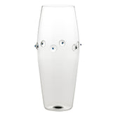 Patéa Tall Convex Vase - White | Zafferano