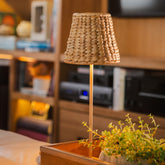 Empire Water Hyacinth Woven Lampshade - Poldina Pro / Mini | Zafferano