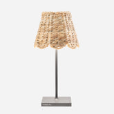 Scalloped Water Hyacinth Woven Lampshade - Poldina Pro / Mini | Zafferano