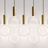 Sfera Pendant - 2700 K / Transparent / Gold | Zafferano