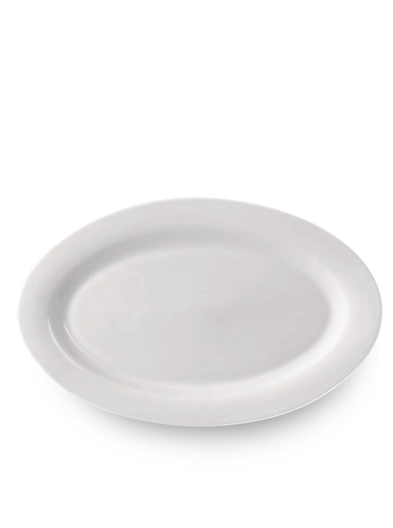 Extra Fine Porcelain Large Oval Plate
