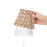 Zafferano x Fermoie Fabric Lampshades - Wicker Pattern - Zafferano x Fermoie | Zafferano
