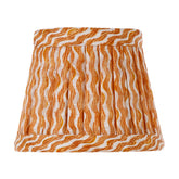 Zafferano x Fermoie Fabric Lampshades - Popple Pattern - Orange Popple | Zafferano