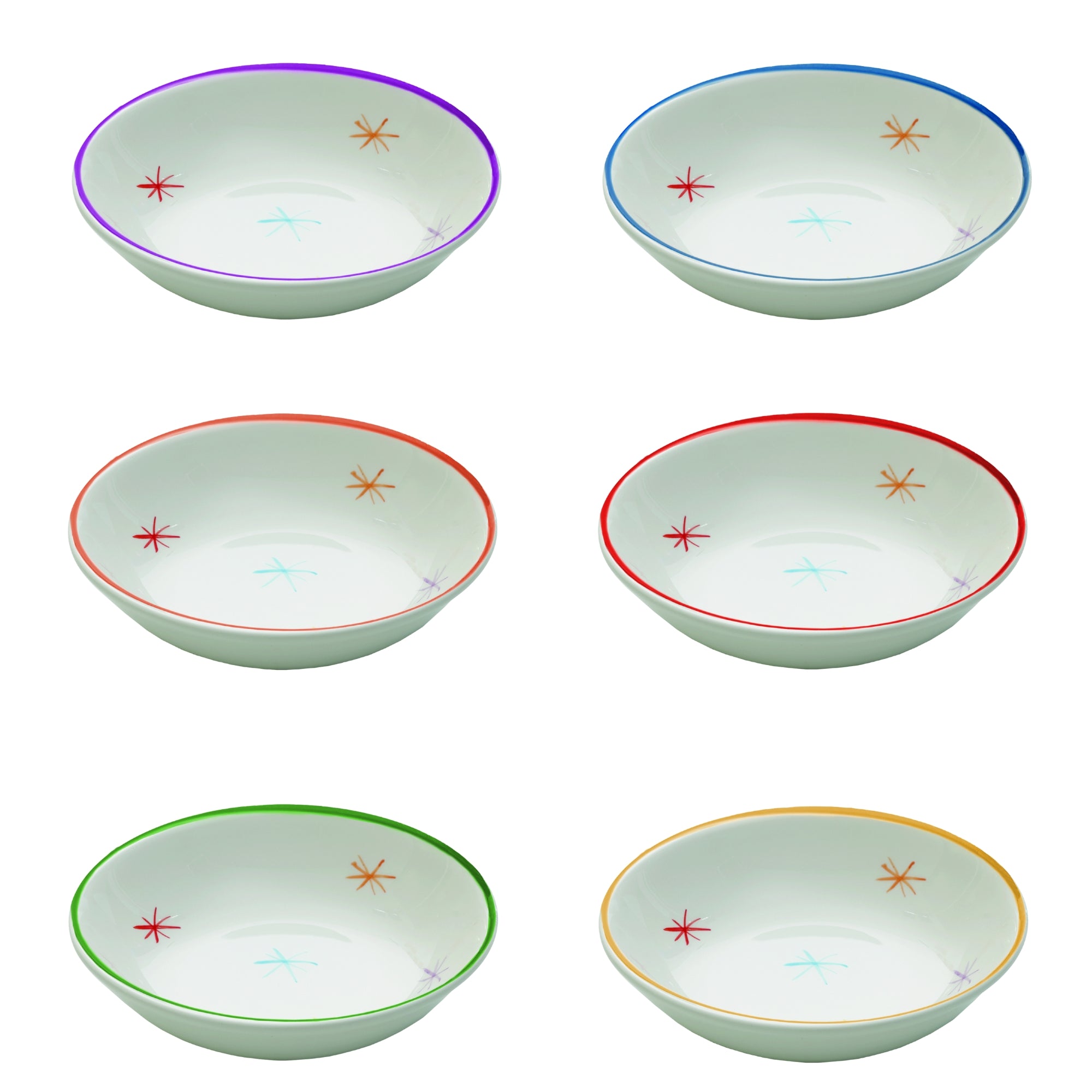 Asterisco Deep Plate (Assorted Set of 6)