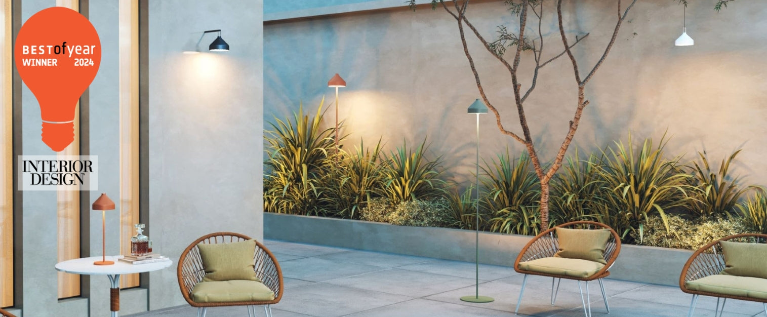 Zafferano America - Cordless Lighting Colored Glass Tableware of Italy