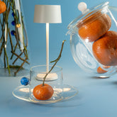 Bilia Cappuccino Cup & Saucer - Transparent | Zafferano