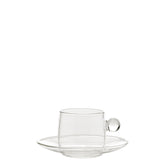 Bilia Espresso Cup & Saucer - Pink | Zafferano
