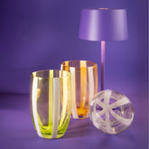 Gessato Tumbler (Set of 2) - Colored Glassware | Zafferano