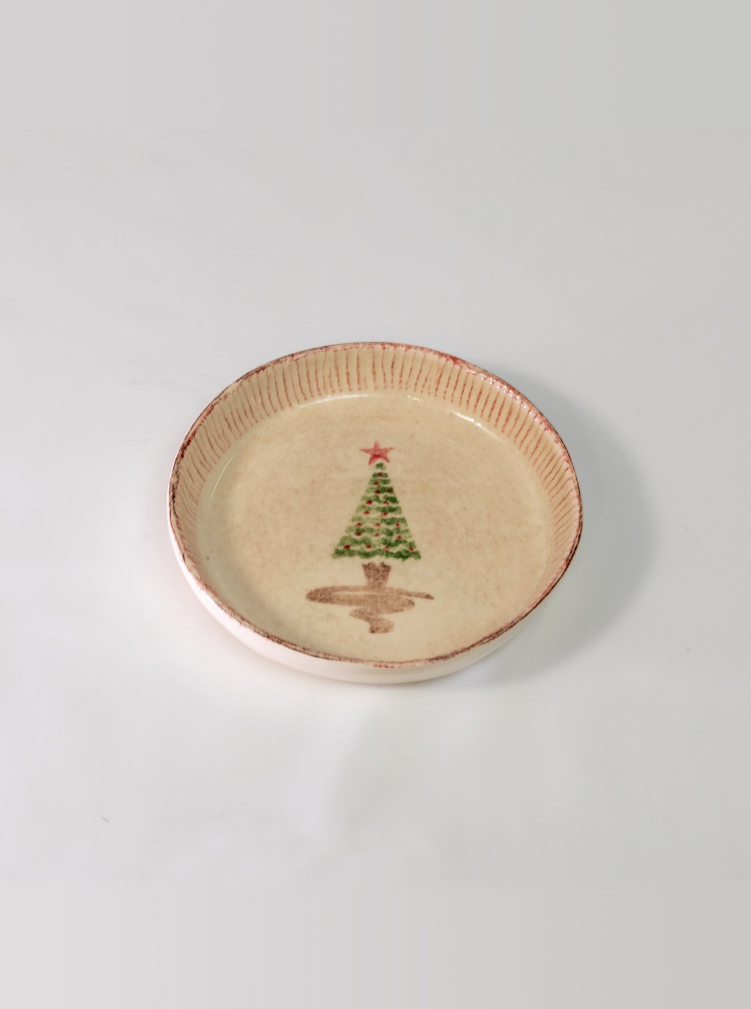 Holiday Salad Plate with Lip (Set of 4)