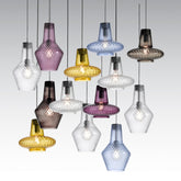 Romeo & Giulietta Pendant Light - Romeo / Clear / 45 Inches | Zafferano