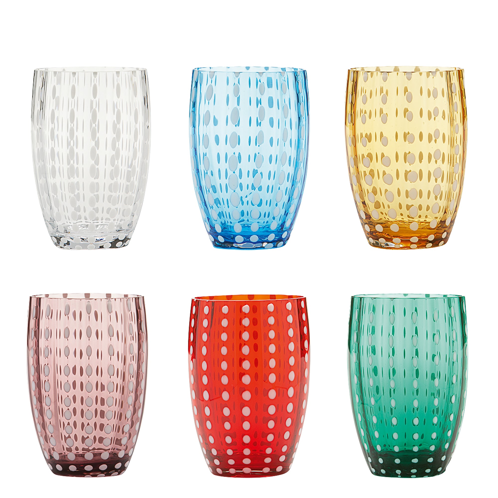 Perle Tumbler Assorted (Set of 6*)