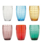 Perle Tumbler Assorted (Set of 6) - Tableware Collection | Zafferano
