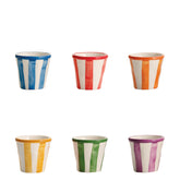Lido Righe Espresso Shot Cups (Set of 6) - Tableware | Zafferano