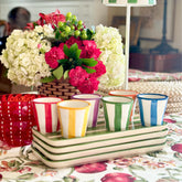 Lido Righe Espresso Shot Cups (Set of 6) - Tableware | Zafferano