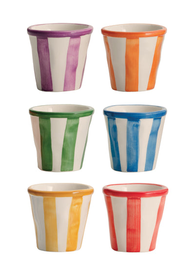 Lido Righe Espresso Shot Cups (Set of 6)
