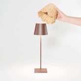 Scalloped Water Hyacinth Woven Lampshade - Poldina Pro / Mini | Zafferano