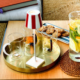 Poldina Micro Lido Shade - Gray Stripes | Zafferano