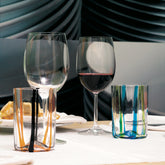 Tirache Tumbler (Set of 6) - Amethyst / Blue | Zafferano