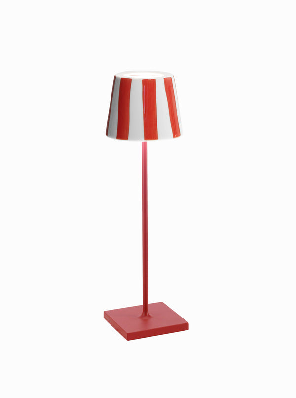 Zafferano Poldina Pro Table Lamp Red